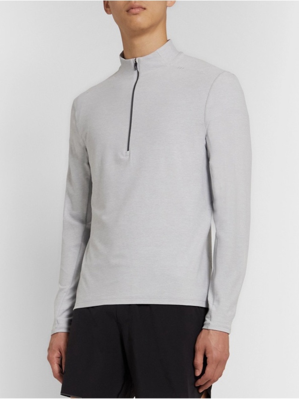 Lululemon Surge Warm 1/2 Zip Running Top Grey Small